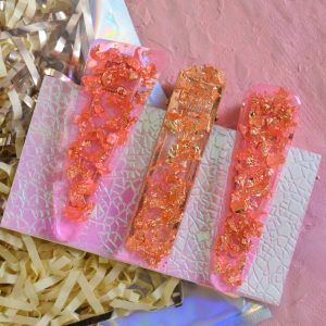 Neon Princess hair clips