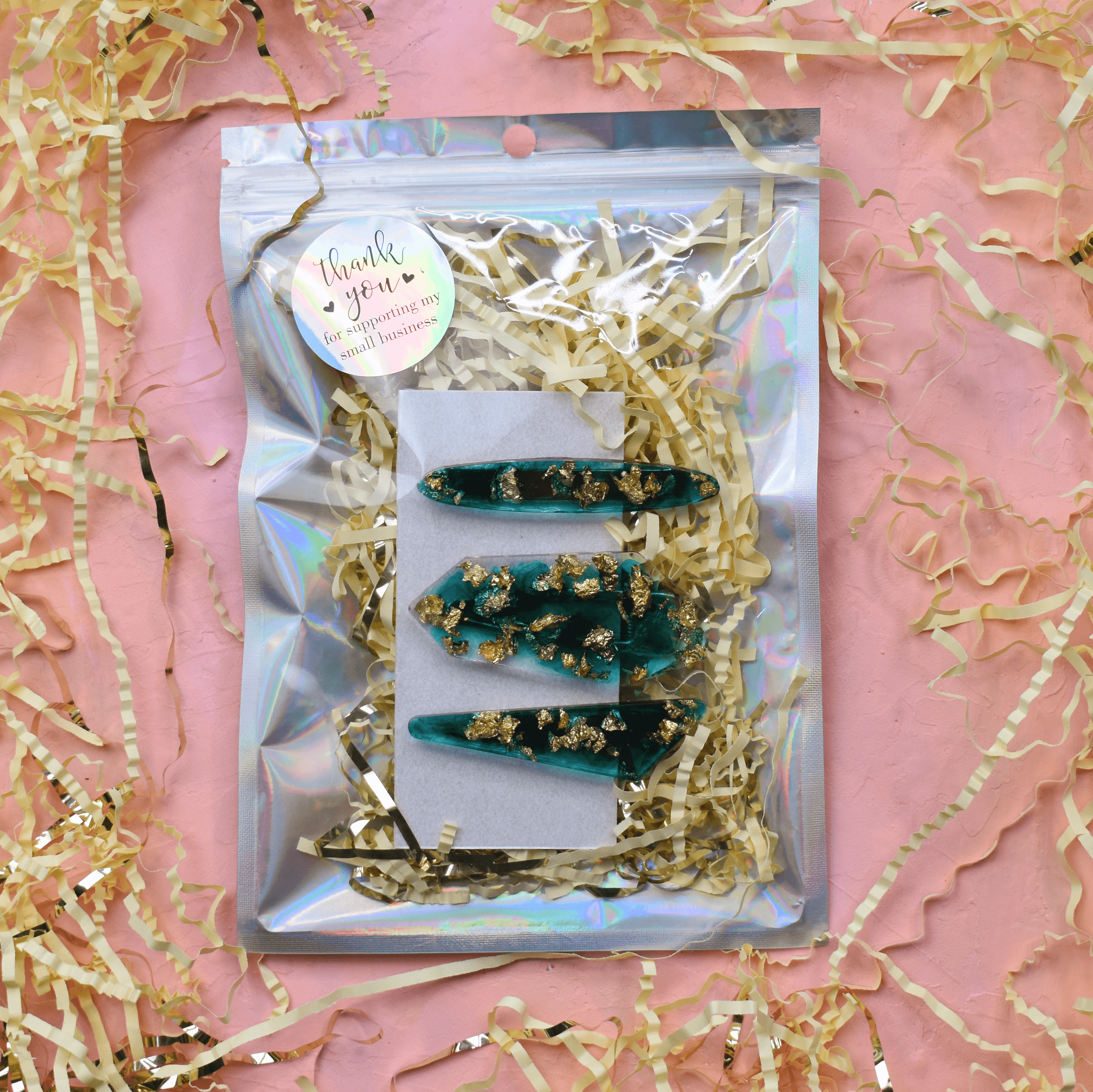 blue lagoon hair clips