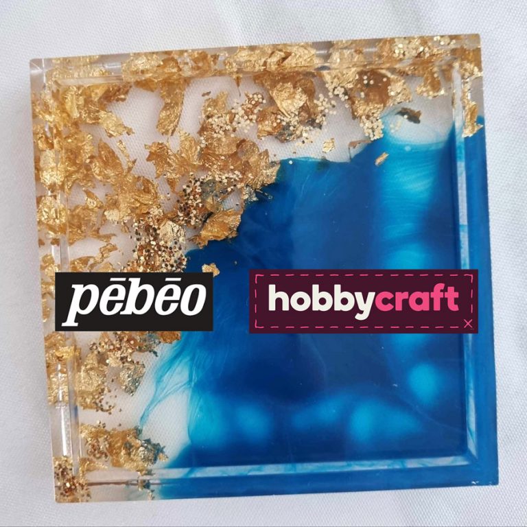 Resin Collaboration with Pebeo and Hobbycraft