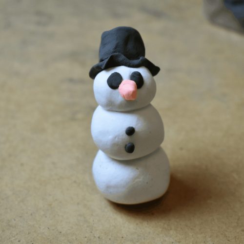 clay snowman