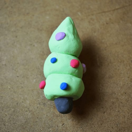 clay christmas tree