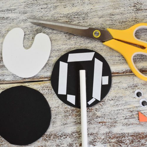 penguin foam puppet making process